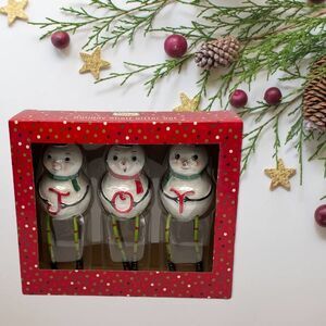 Johanna Parker JOY Snowman Shelf Sitters